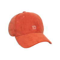Chokore Chokore Structured Suede Baseball Cap (Orange)