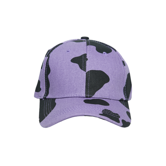 Chokore Chokore Cow Print Baseball Cap (Purple) 