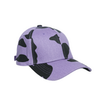 Chokore Chokore Cow Print Baseball Cap (Purple) 