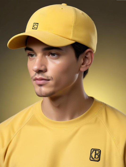 Chokore Curved Brim Autumn Baseball Cap (Yellow)