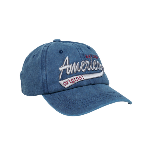 Chokore Chokore American Embroidered Baseball Cap (Blue) 