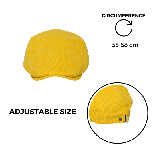 Chokore Moden Corduroy Ivy Cap (Yellow)