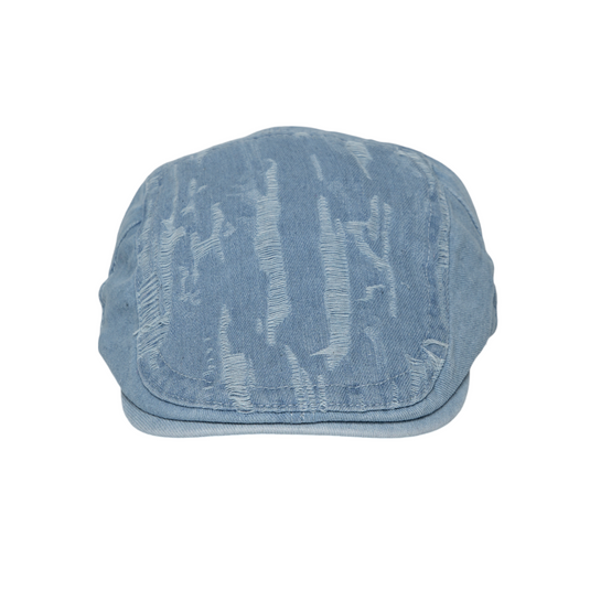 Chokore Classic Ripped Denim Ivy Cap (Light Blue)