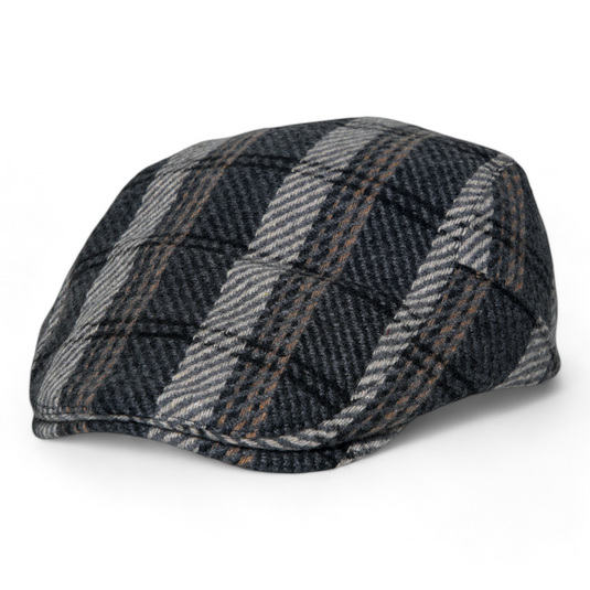 Chokore Heritage Plaid Winter Ivy Cap (Gray)