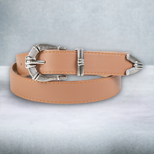Chokore Retro Pin Buckle Leather Belt (Camel)