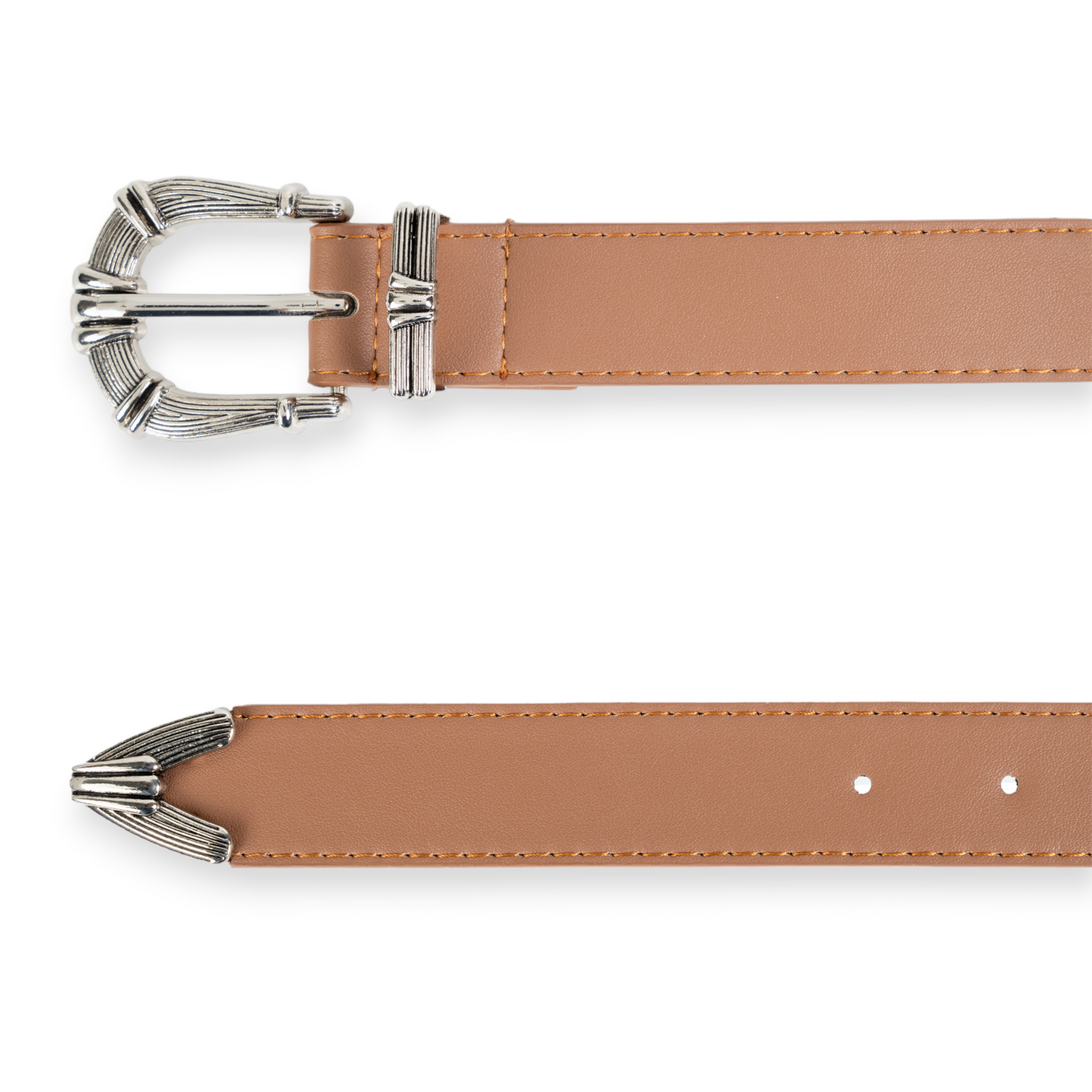 Chokore Retro Pin Buckle Leather Belt (Camel)