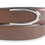 Chokore Chokore U-shaped Buckle Genuine Leather Belt (Chocolate Brown) 