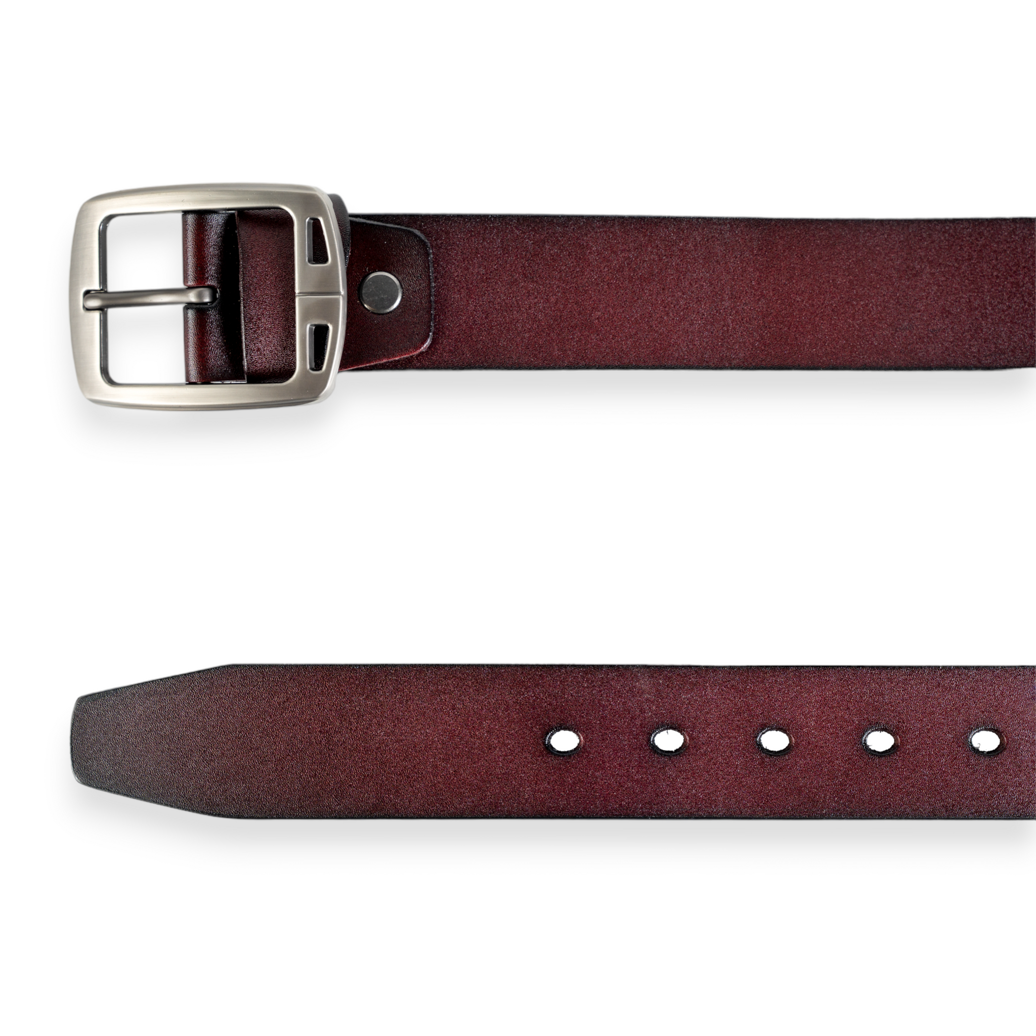 Chokore Casual Vegan Leather Belt (Maroon)