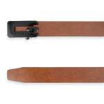Chokore Chokore Rubber Stopper Genuine Leather Belt (Brown) 