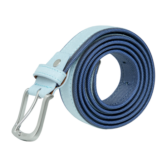 Casual Suede Leather Belt (Blue)