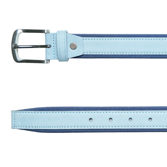 Casual Suede Leather Belt (Blue)