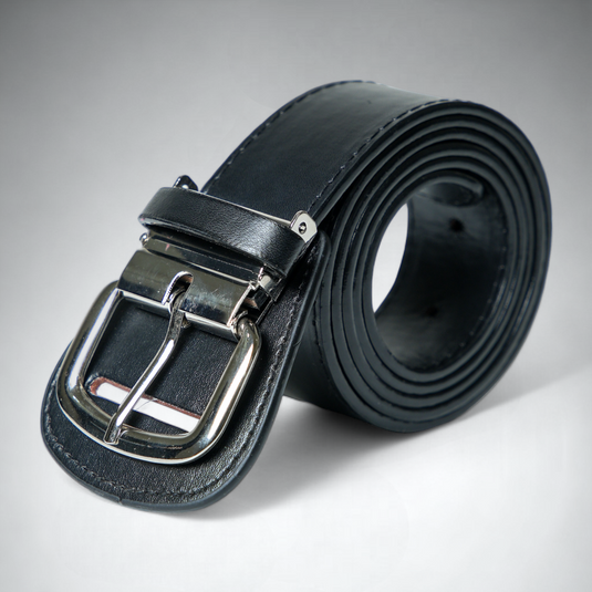 Chokore Sports Style Genuine Leather Belt (Black)