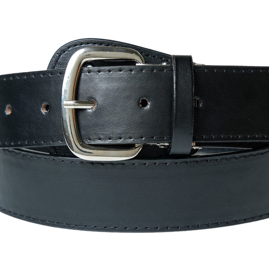 Chokore Sports Style Genuine Leather Belt (Black)