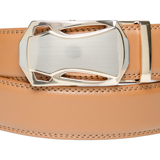 Chokore Automatic Golden Buckle Belt (Tan)