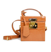 Chokore Chokore Box Handbag, Brown & Off-White, Orange, Pink Satin Silk Stole Combo