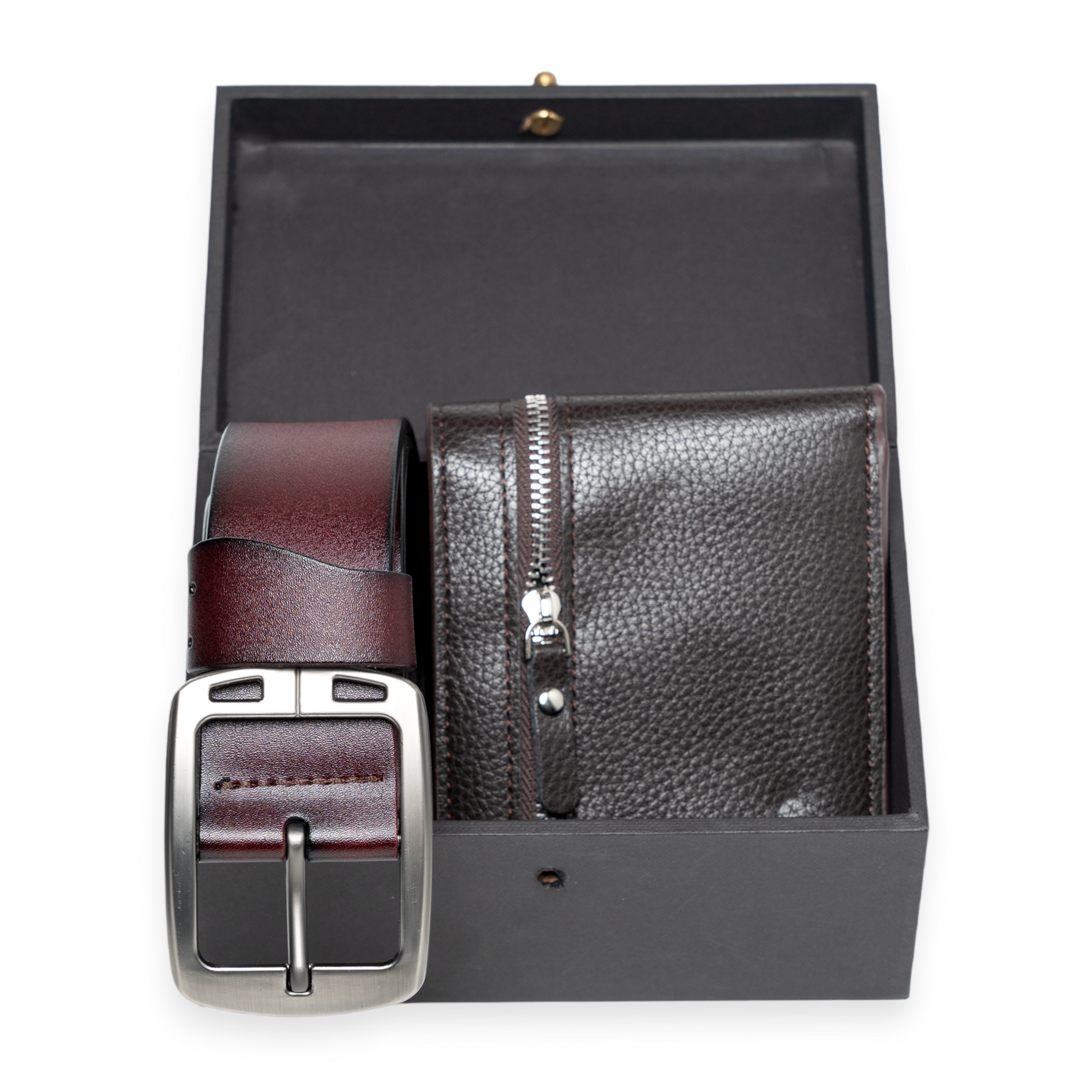 Chokore Special 2-in-1 Gift Set for Him (Maroon Belt & Wallet)