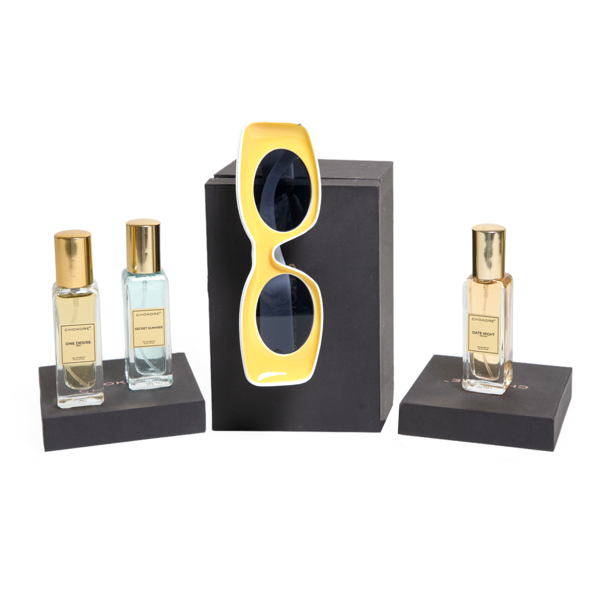 Chokore Special 2 in 1 Gift Set for Him Her Oval Sunglasses Perfum