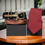 Chokore Chokore Special 4-in-1 Gift Set for Him (Necktie, Pocket Square, Cravat, & Perfumes Combo) Chokore Special 2-in-1 Gift Set for Him (Men’s Pinpoint Necktie & Knight Leather Belt)