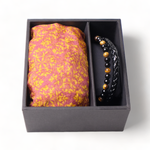 Chokore Chokore Special 2-in-1 Gift Set for Him & Her (Women’s Stole & Men’s Hematite Bracelet) 