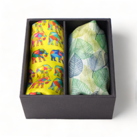 Chokore Chokore Special 2-in-1 Gift Set for Him & Her (Women’s Stole & Men’s Pocket Square)