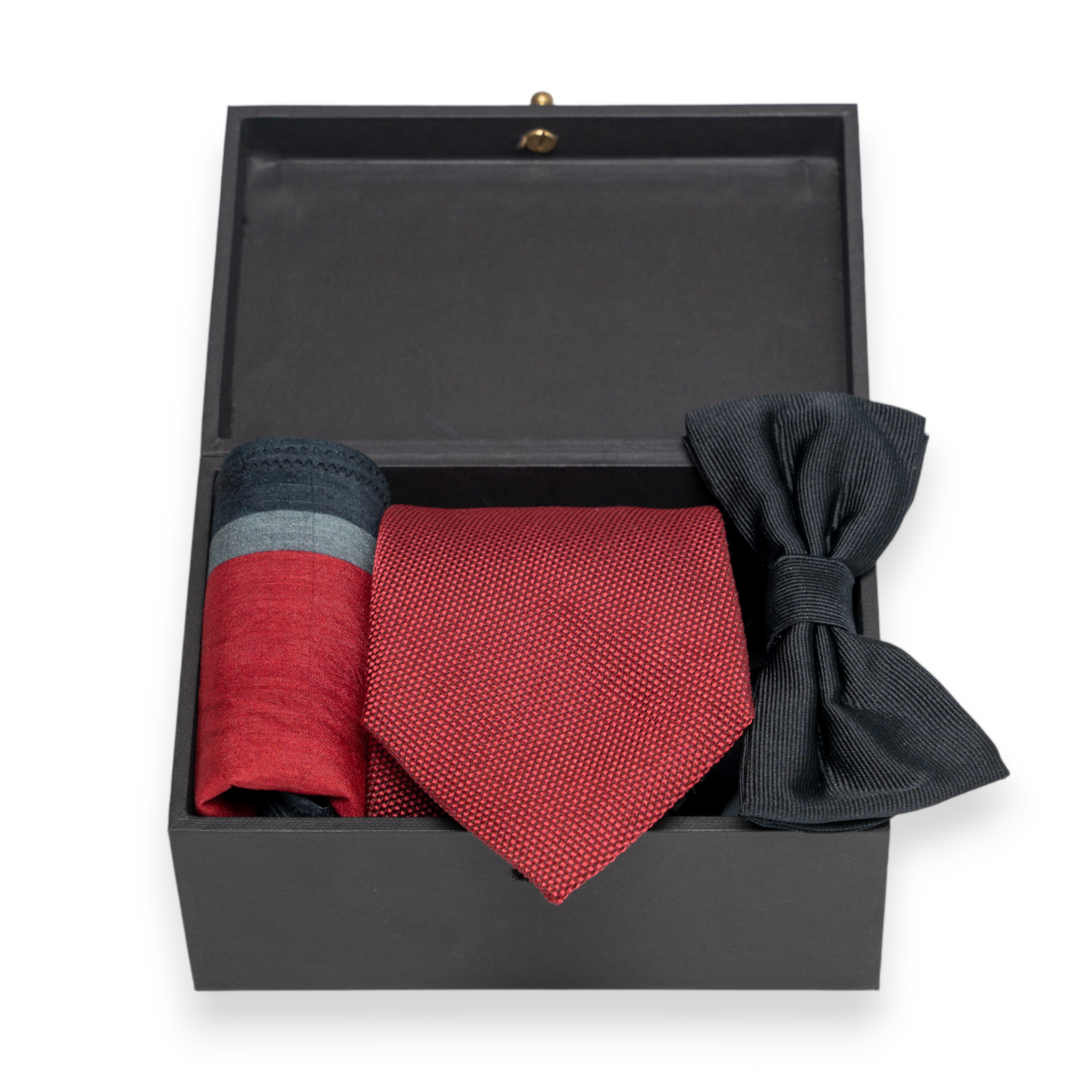 Chokore Special 3-in-1 Gift Set for Him (Pocket Square, Necktie, & Bowtie)