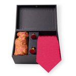 Chokore Chokore Special 3-in-1 Gift Set for Him & Her (Women’s Silk Stole, Necktie, & Cufflinks) 