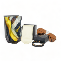 Chokore Chokore Special 4-in-1 Gift Set for Him (Pocket Square, Necktie, Sunglasses, & Bracelet)