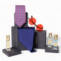 Chokore Chokore Special 4-in-1 Gift Set for Him (Pocket Square, Necktie, Sunglasses, & Perfume Combo)