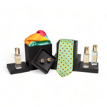 Chokore  Chokore Special 4-in-1 Gift Set for Him (Pocket Square, Necktie, Perfume Combo, & Cufflinks)