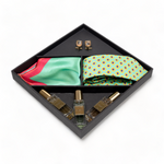 Chokore Chokore Special 4-in-1 Gift Set for Him (Pocket Square, Necktie, Perfume Combo, & Cufflinks) 