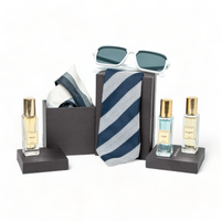 Chokore Chokore Special 4-in-1 Gift Set for Him (Pocket Square, Necktie, Sunglasses, & Perfume Combo)