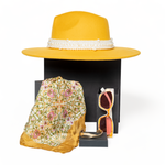 Chokore Chokore Special 3-in-1 Gift Set for Her (Fedora Hat, Sunglasses, & Perfumes Combo) 
