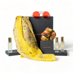 Chokore  Chokore Special 4-in-1 Gift Set for Him & Her (Pocket Square, Stole, Sunglasses, & Perfumes Combo)