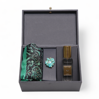 Chokore Chokore Special 3-in-1 Gift Set for Her (Silk Stole, Turquoise Stone Ring, & 20 ml Elixir Perfume)