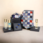 Chokore  Chokore Special 4-in-1 Gift Set for Him (Silk Cravat, Pocket Square, Cufflinks, & Perfume Combo)