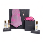 Chokore Chokore Special 2-in-1 Marine Gift Set (2 Pocket Squares) Chokore Special 4-in-1 Gift Set for Him & Her (Silk Pocket Square, Cravat, Pendant with Chain, Perfumes Combo)