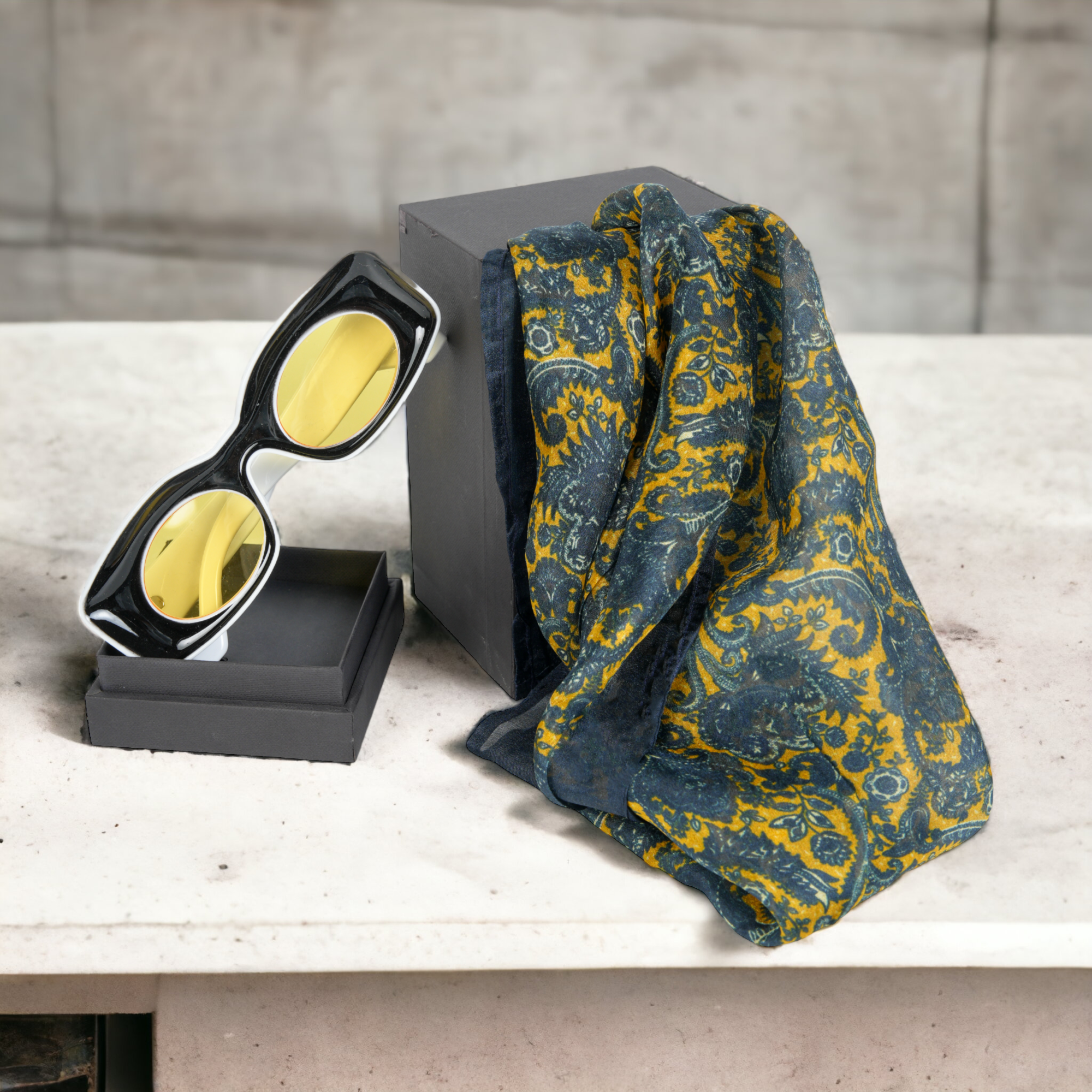 Chokore Special 2-in-1 Gift Set for Her (Silk Stole & Sunglasses)