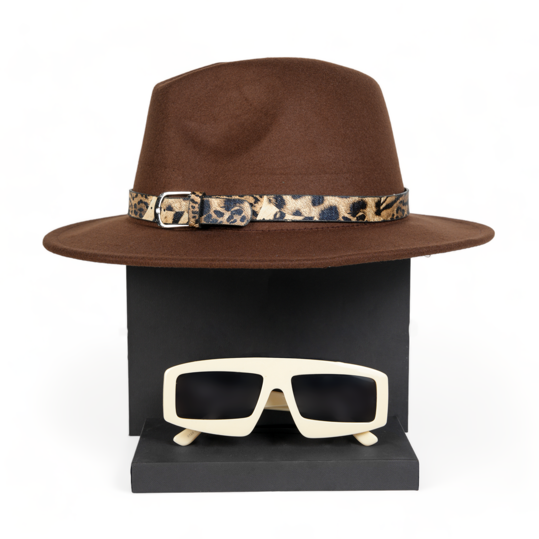 Chokore Special 2-in-1 Gift Set for Her (Fedora Hat & Sunglasses)