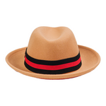 Chokore  Chokore Double-tone Fedora Hat (Camel)