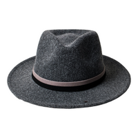 Chokore Chokore Vintage Fedora Hat (Dark Gray)