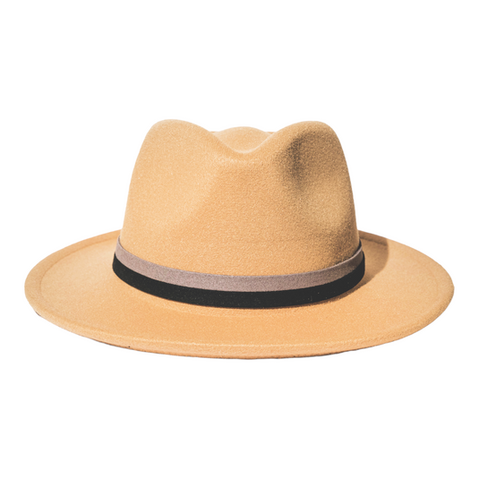 Chokore Chokore Vintage Fedora Hat (Beige) 
