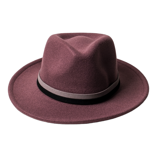 Chokore Vintage Fedora Hat (Purple)