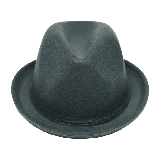 Chokore Jazz-it-up Fedora Hat with Feather details (Dark Gray)