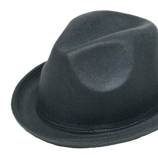 Chokore Jazz-it-up Fedora Hat with Feather details (Dark Gray)