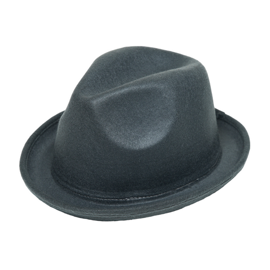 Chokore Jazz-it-up Fedora Hat with Feather details (Dark Gray)