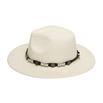 Chokore Chokore Cowboy Hat with Buckle Belt (Off White) 