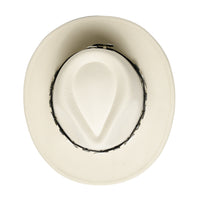 Chokore Chokore Cowboy Hat with Buckle Belt (Off White)