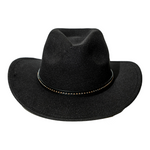 Chokore  Chokore Cowboy Hat with Belt Band (Black)