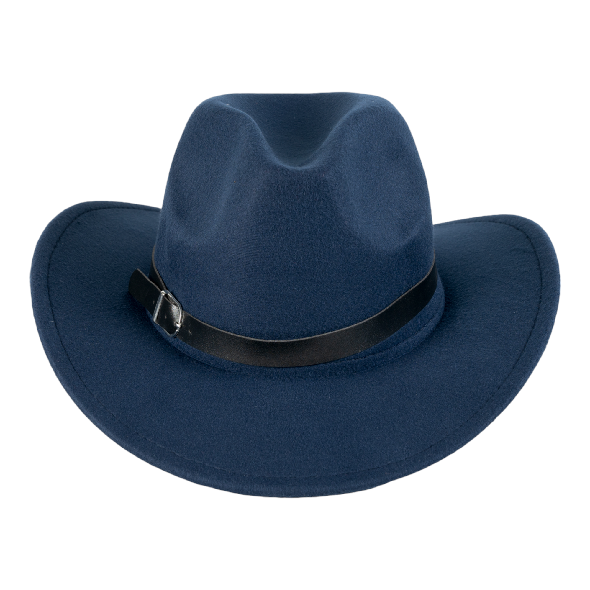 Chokore Cowboy Hat with Black Belt (Navy Blue)