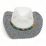 Chokore Chokore Handcrafted Cowboy Hat (Black & White) 